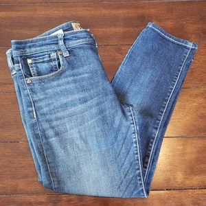 KTFK Angie cropped skinny boyfriend jeans